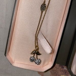 Juicy couture cherry necklace
